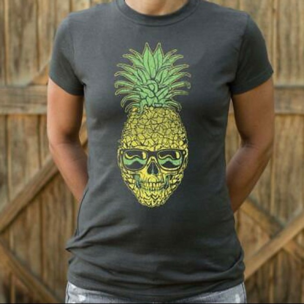 ⚡️Pineapple Dude Grey Graphic Tee